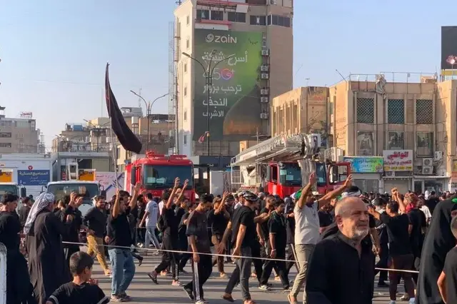 Billboard at Al Maydan Square – Near Imam Ali Shrine, Najaf