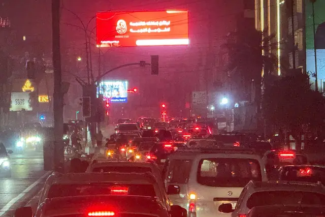 LED screen at Wathiq Square – Main Intersection, Baghdad